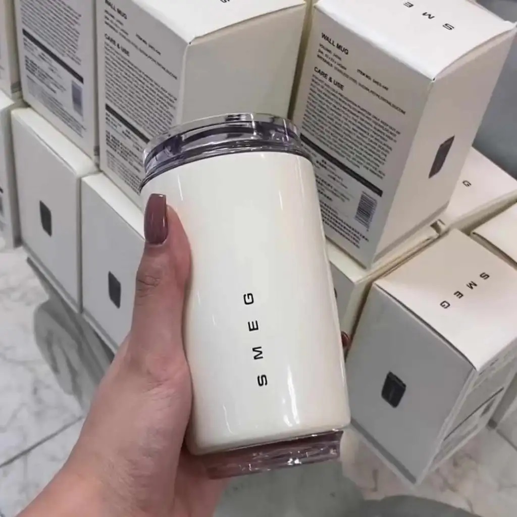 white SMEG Insulated Travel Tumblers 473ml - Image 5
