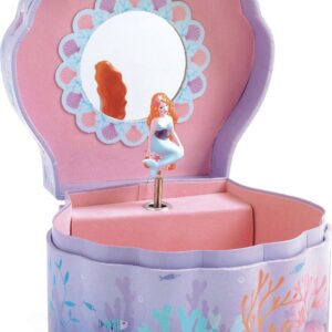 djeco musical jewelry box – enchanted mermaid