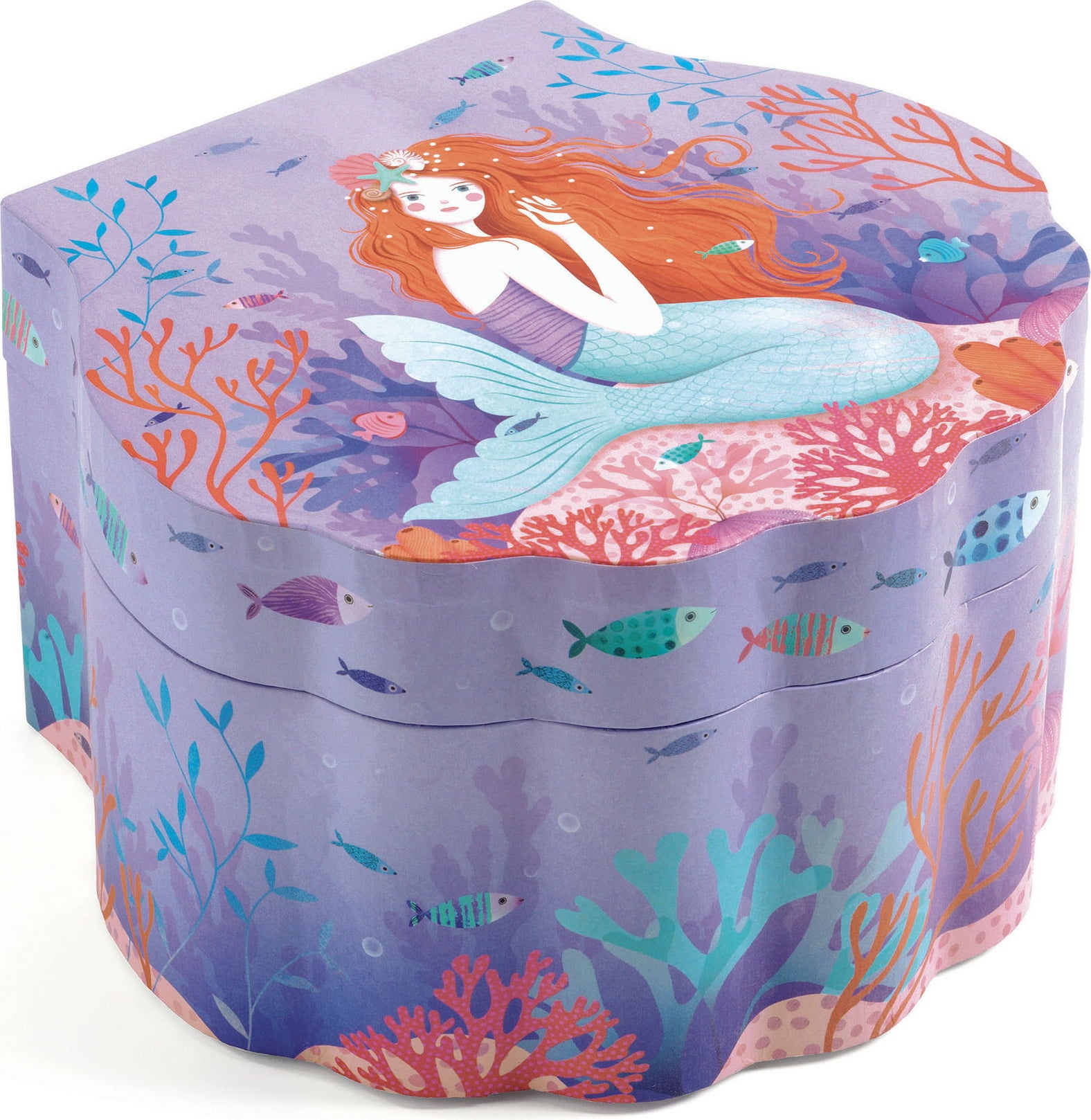 djeco musical jewelry box – enchanted mermaid djeco musical jewelry box – enchanted mermaid