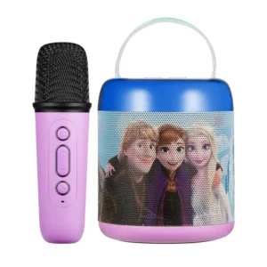 disney frozen karaoke speaker with bluetooth microphone